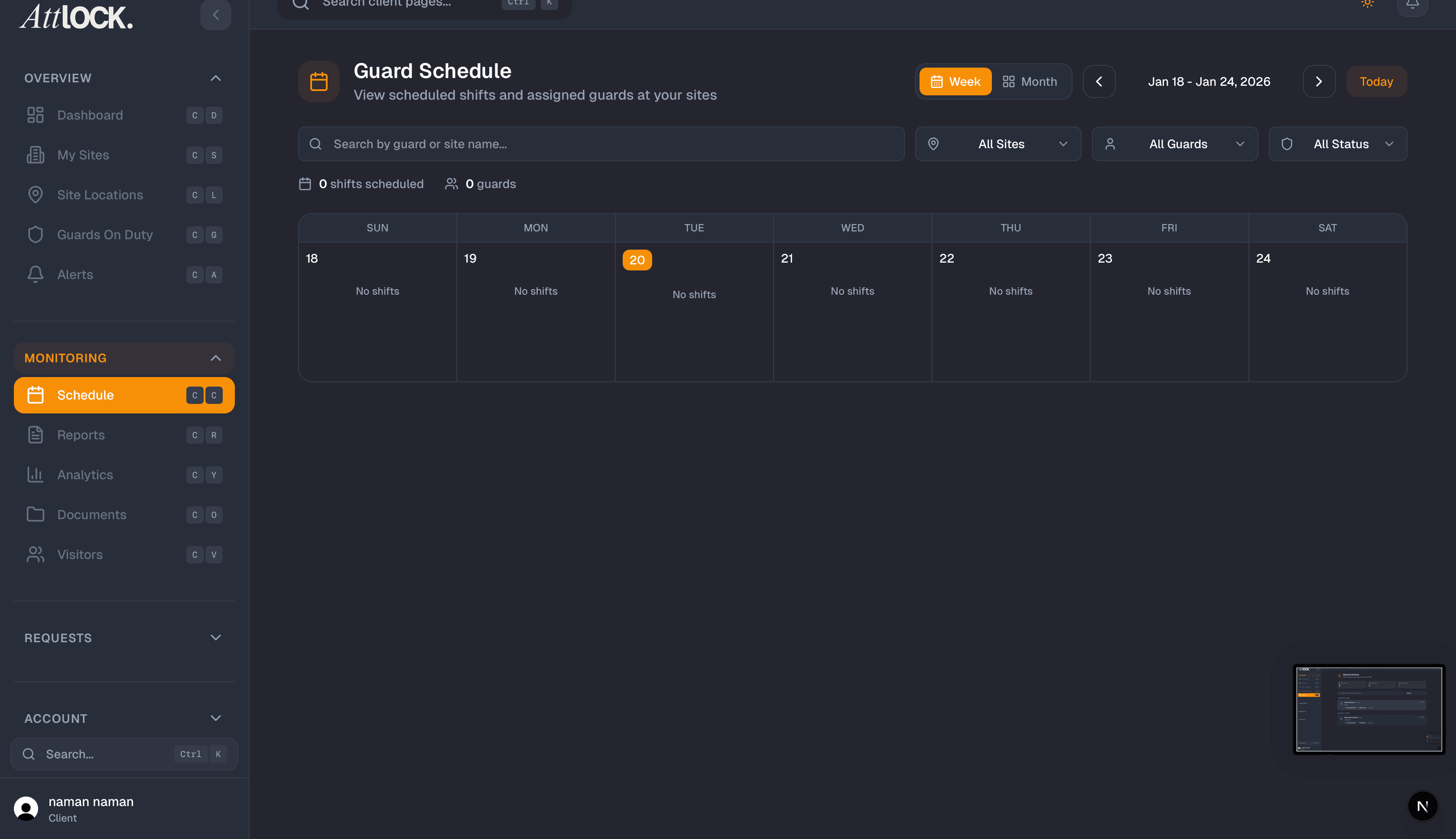 Shift Scheduling