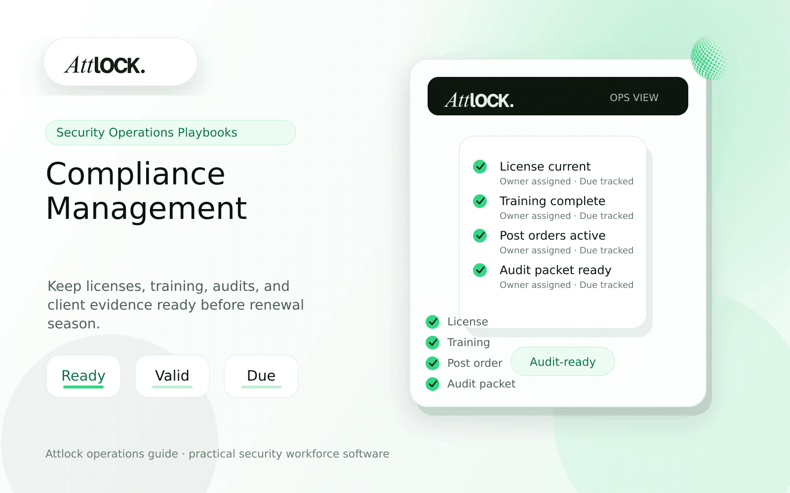 Security Compliance Management Software: Audit-Ready Ops