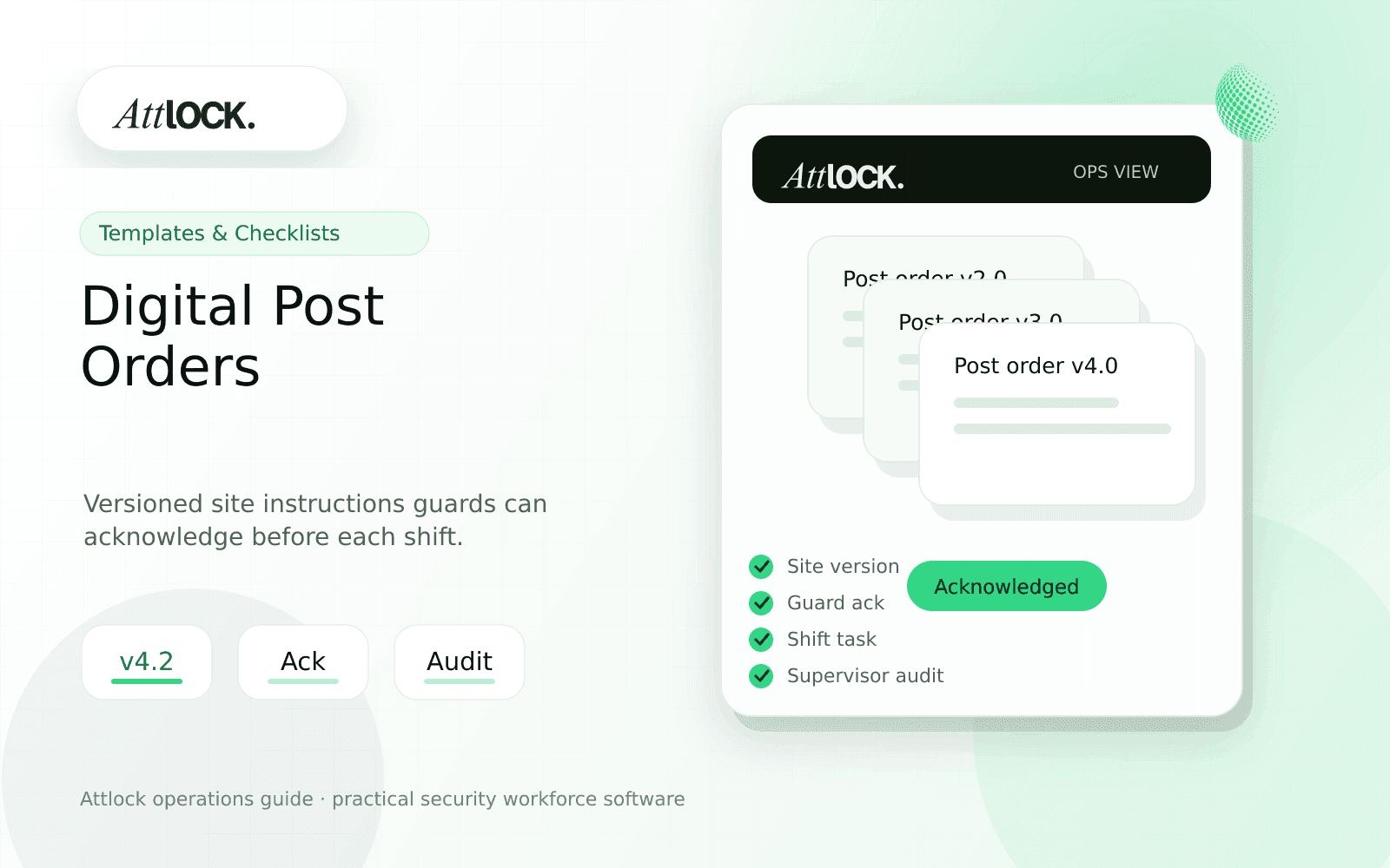Digital Post Orders for Security Guards: Practical Guide