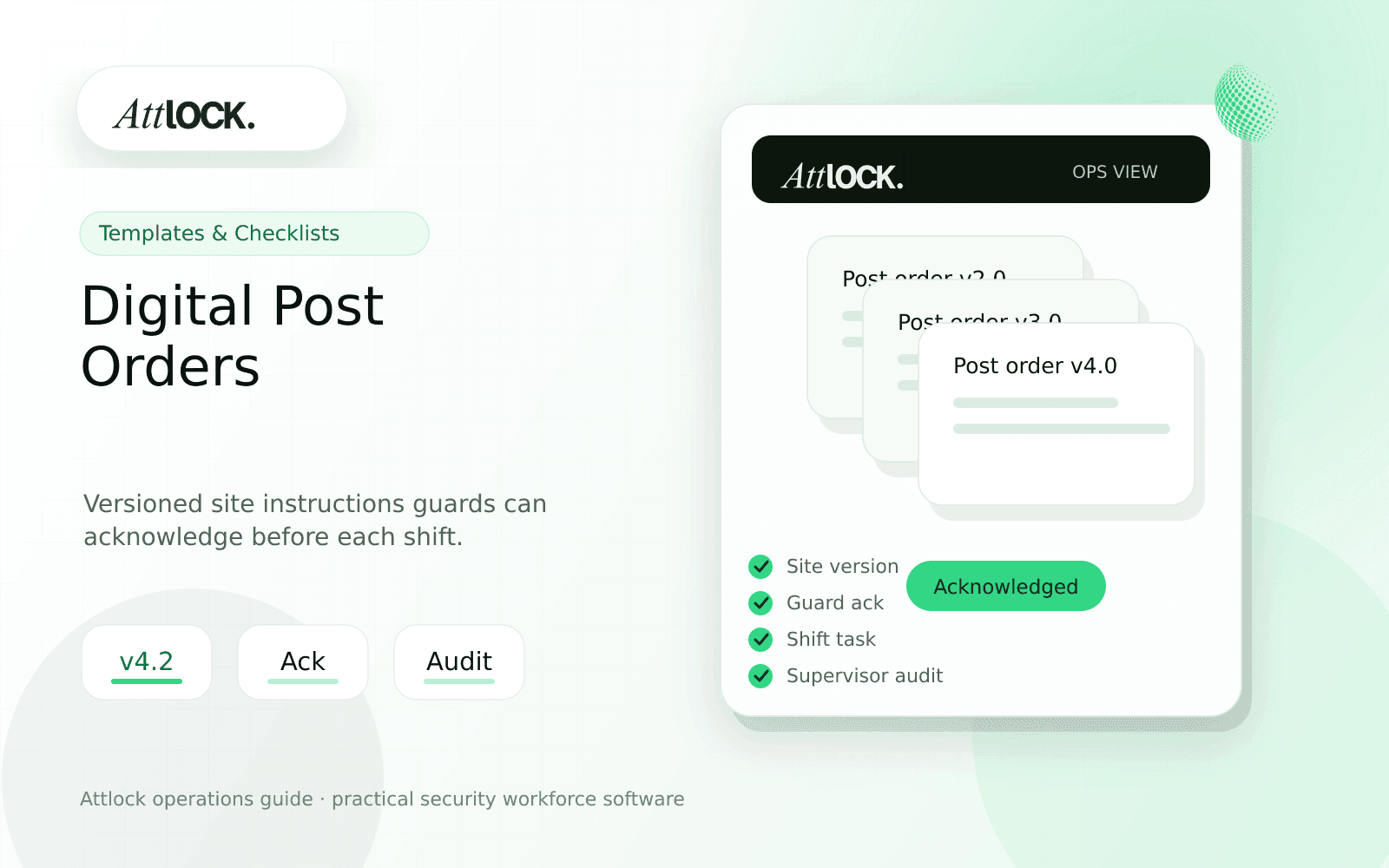 Digital Post Orders for Security Guards: Practical Guide